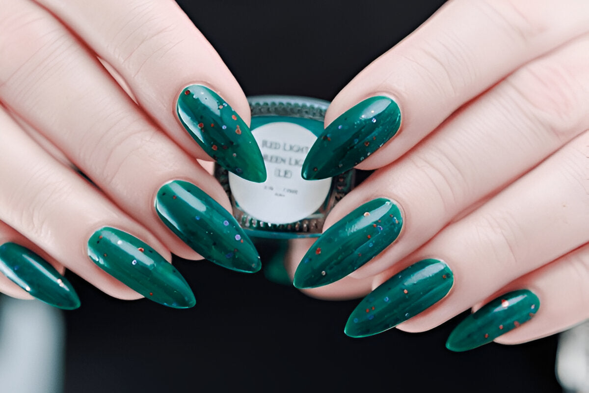 Green Almond Nails: Elegant and Easy Press On Nails