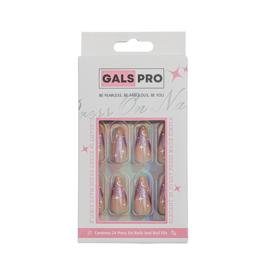 LAVENDERLUX ALMOND SHAPE PRESS ON NAILS