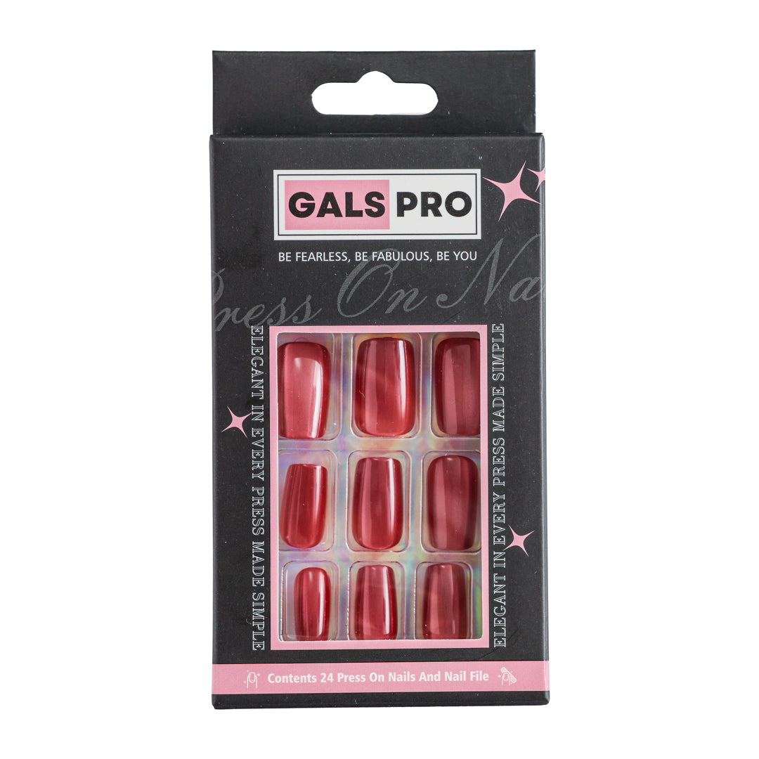 SCARLET TOUCH SQUARE SHAPE PRESS ON NAILS