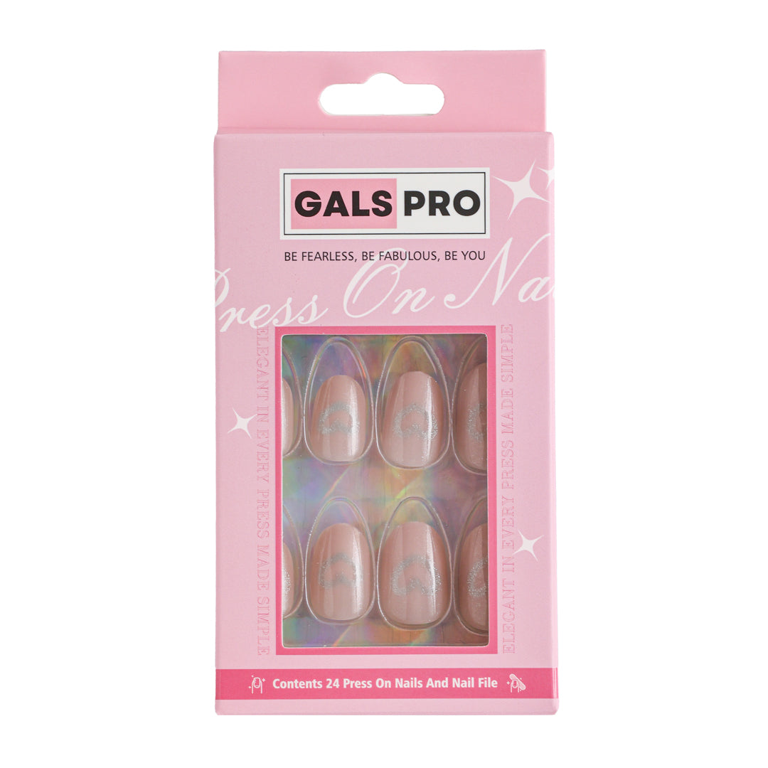 LOVE IN BLOOM OVAL SHAPE PRESS ON NAILS