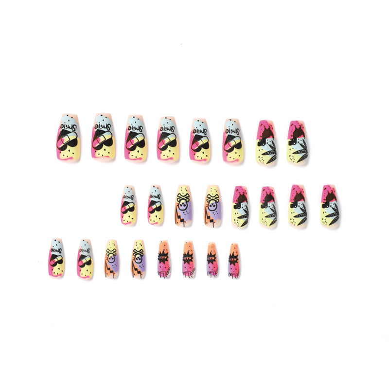 Colorburst Press on Nails | Artificial Long Nails | Galspro