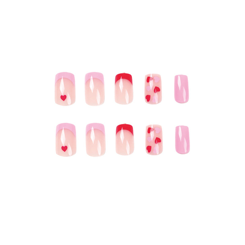 Heart Shaped Nails | Heart Press on Nails | Galspro