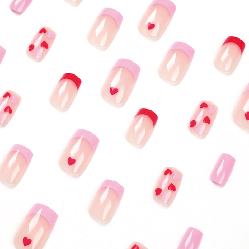 Heart Shaped Nails | Heart Press on Nails | Galspro