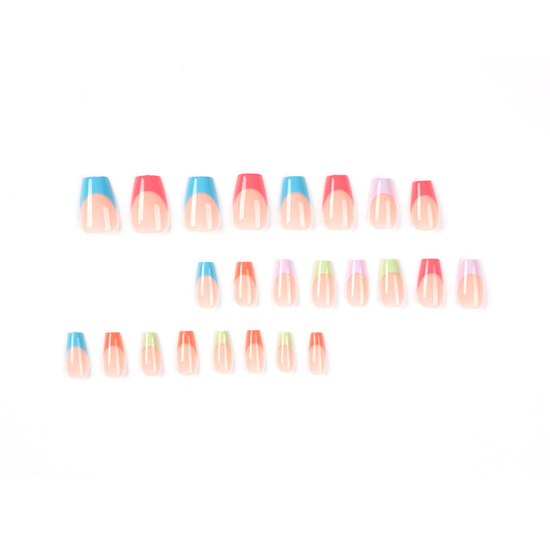 RAINBOWTONES SQUARE SHAPE PRESS ON NAILS