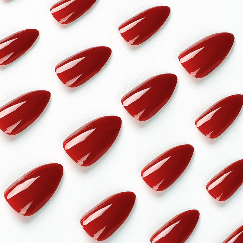 RUBY ALMOND SHAPE PRESS ON NAILS - Galspro