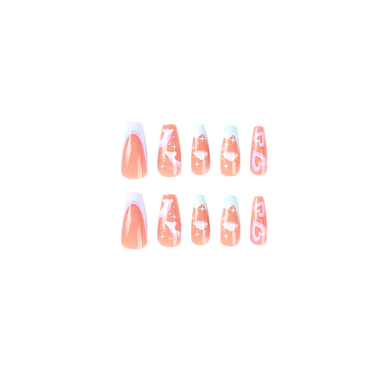 Long Coffin Press on Nails | Coffin Pink Nails | Galspro