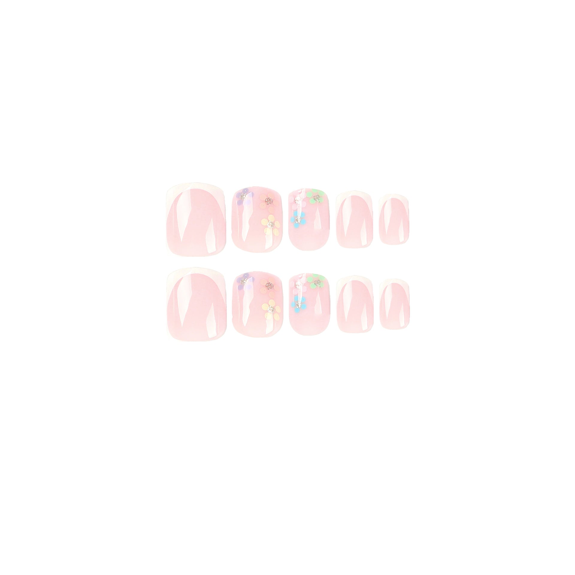 Printed Square Nails | Square Press on Nails | Galspro