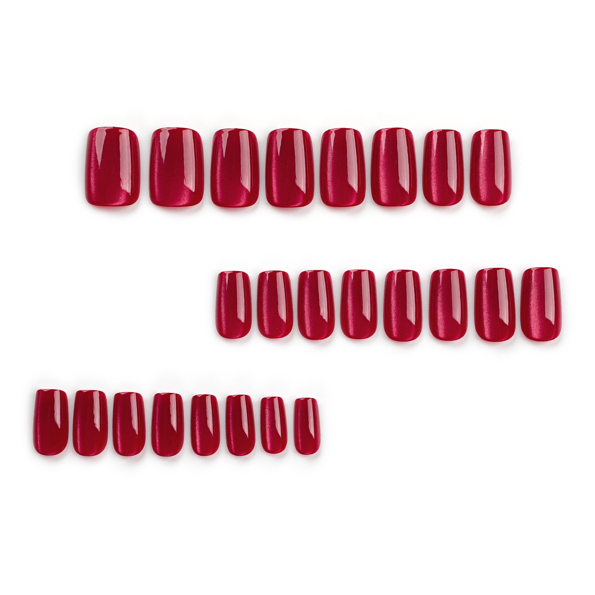 SCARLET TOUCH SQUARE SHAPE PRESS ON NAILS