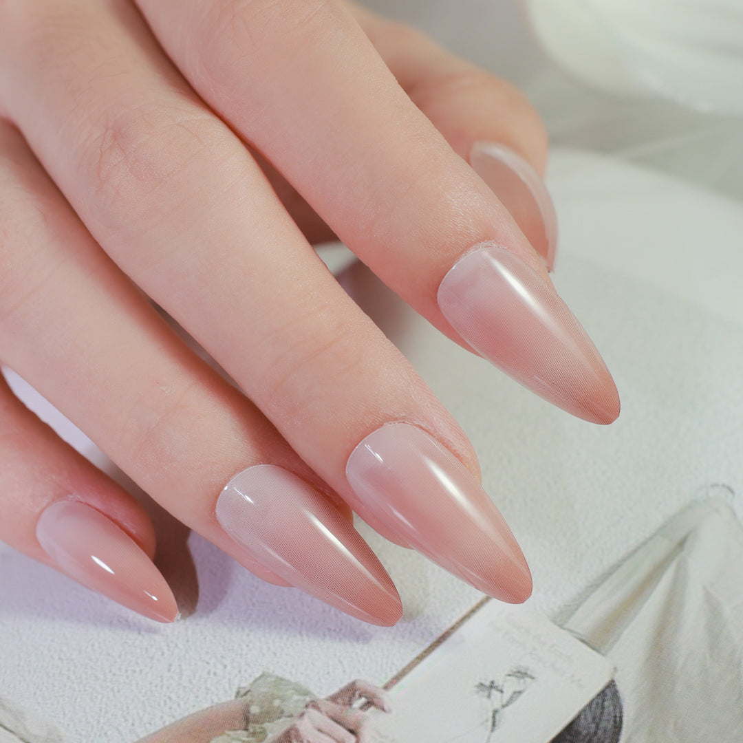 GLAMOURGRIP ALMOND SHAPE PRESS ON NAILS