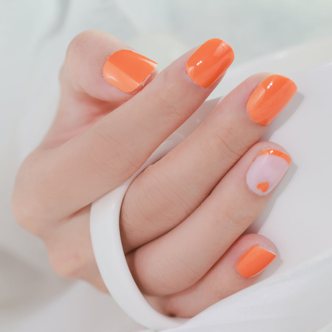 CITRUSLOVE OVAL SHAPE PRESS ON NAILS