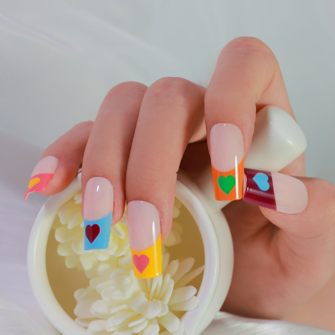 COLORPOP SQUARE SHAPE PRESS ON NAILS