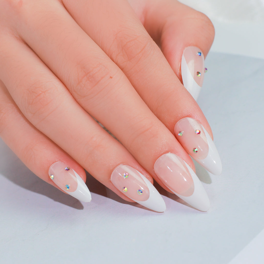 DAZZLETIPS ALMOND SHAPE PRESS ON NAILS