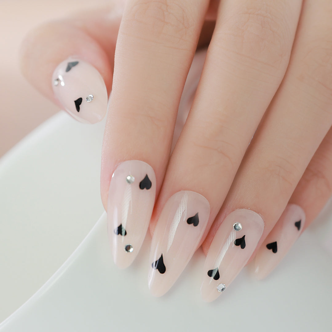 NAIL YOUR HEART ALMOND SHAPE PRESS ON NAILS