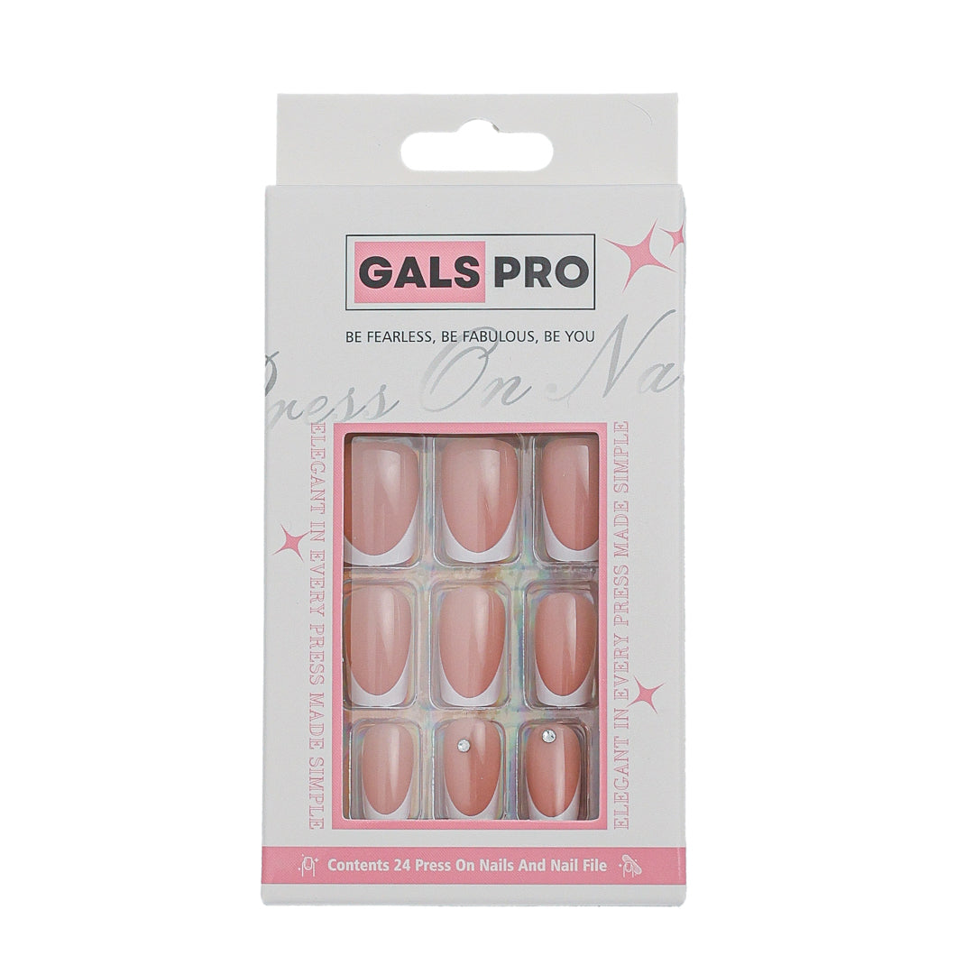 FEMININE GLOW SQUARE SHAPE PRESS ON NAILS