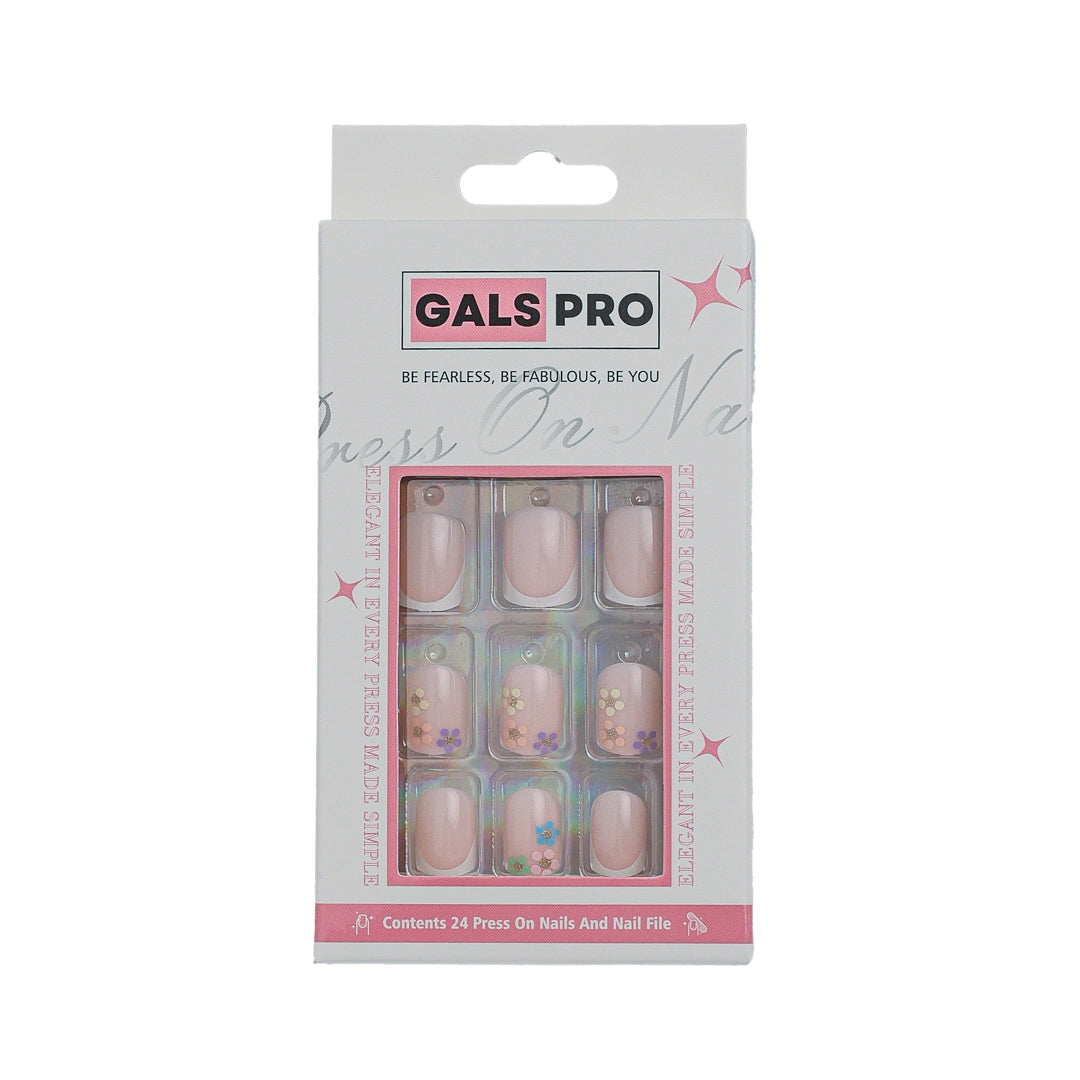 BLUSH BEAUTY SQUARE SHAPE PRESS ON NAILS