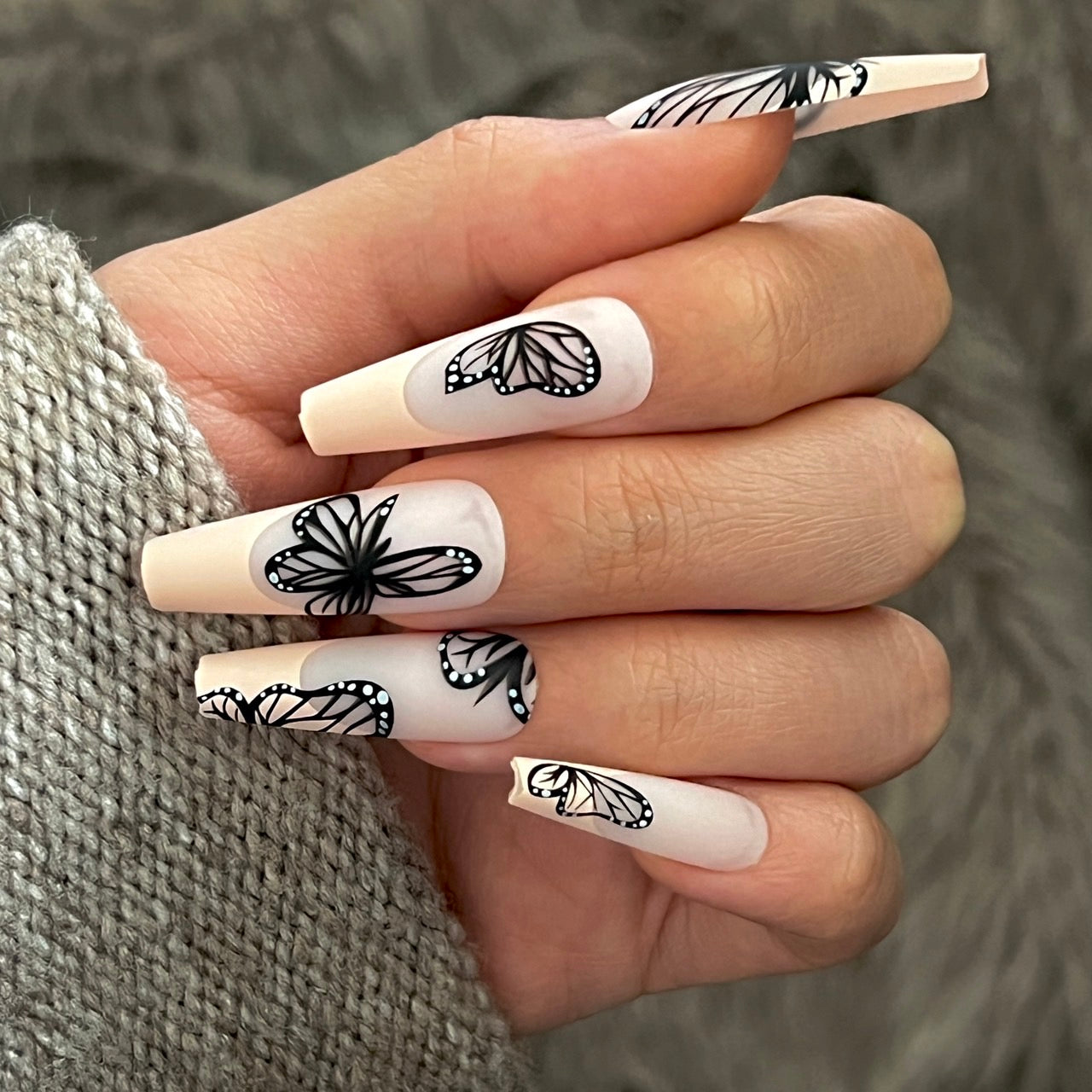 Butterfly Print Nail | Butterfly Art Nail | Galspro