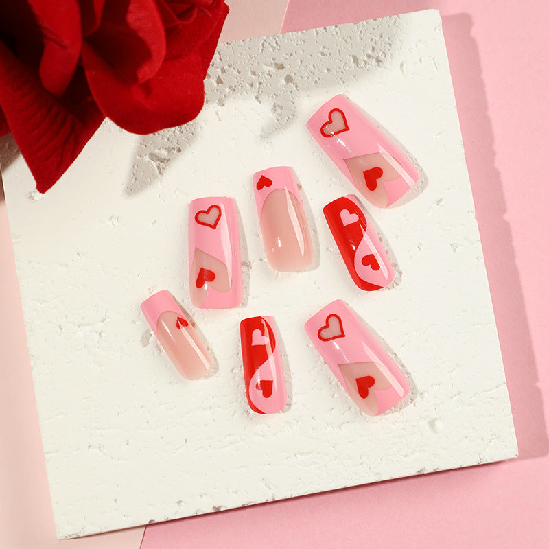 SWEETHEART DREAM SQUARE SHAPE PRESS ON NAILS