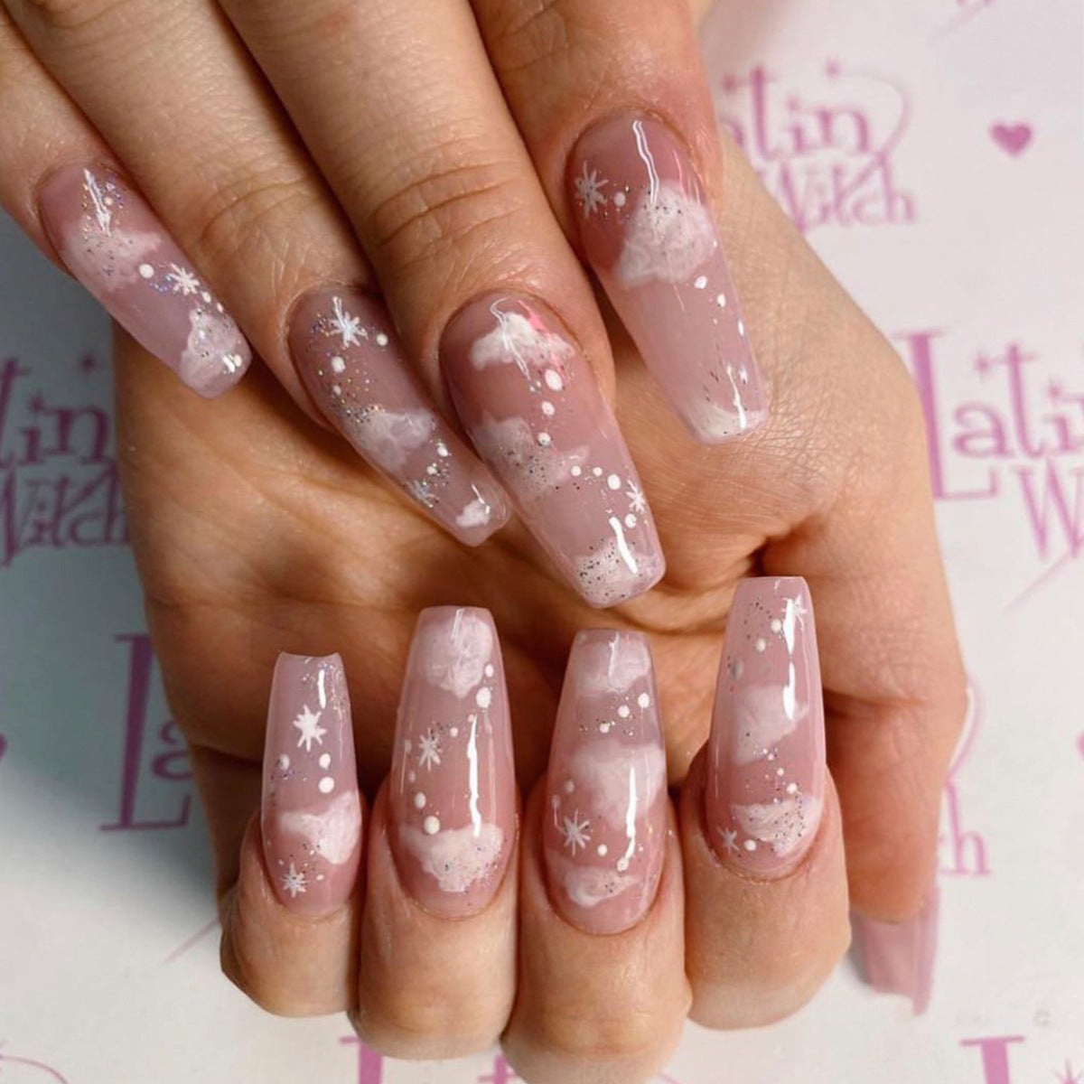 Pinky Cloud Nails | Stylish Pink Nails | Galspro