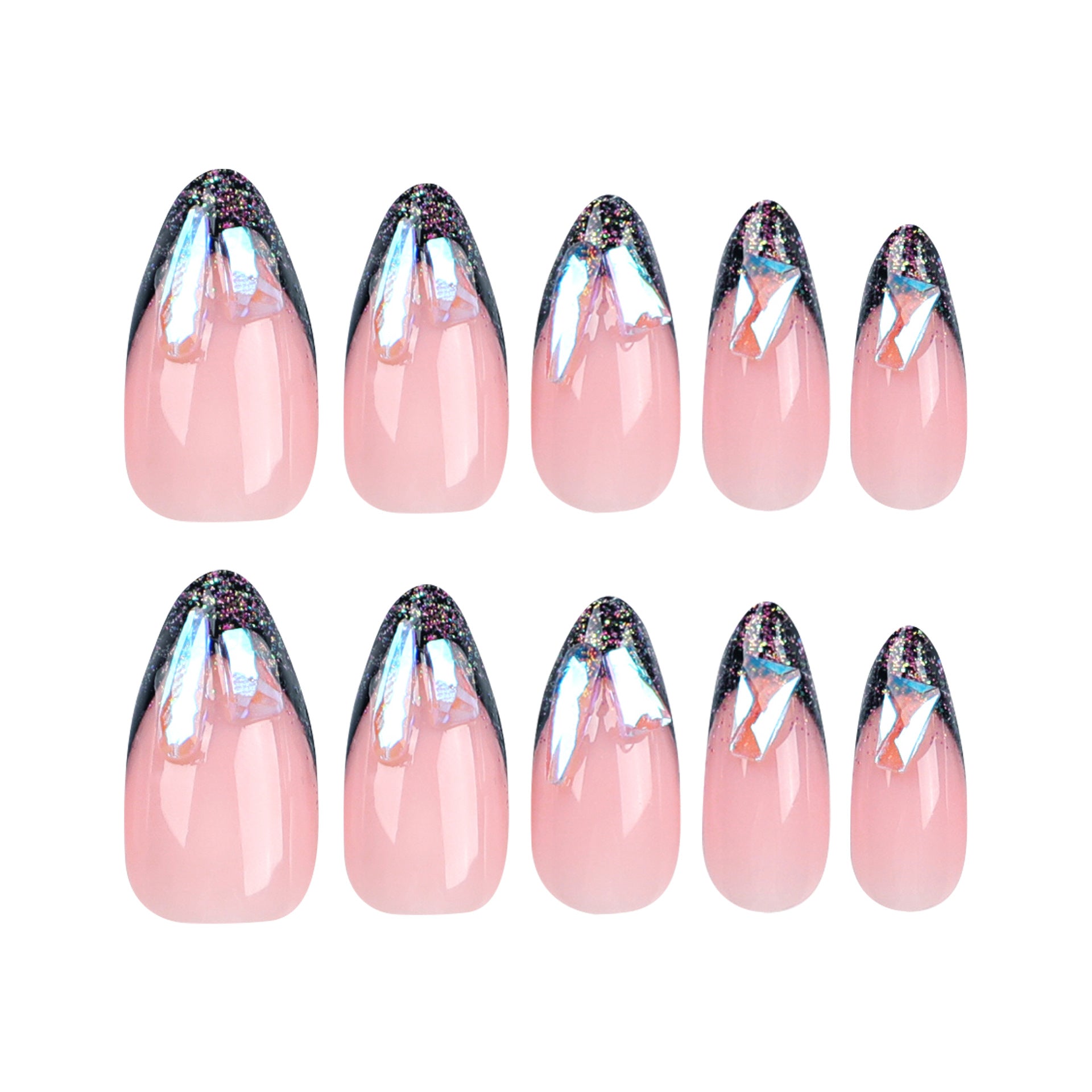 TRENDY ALMOND SHAPE PRESS ON NAILS