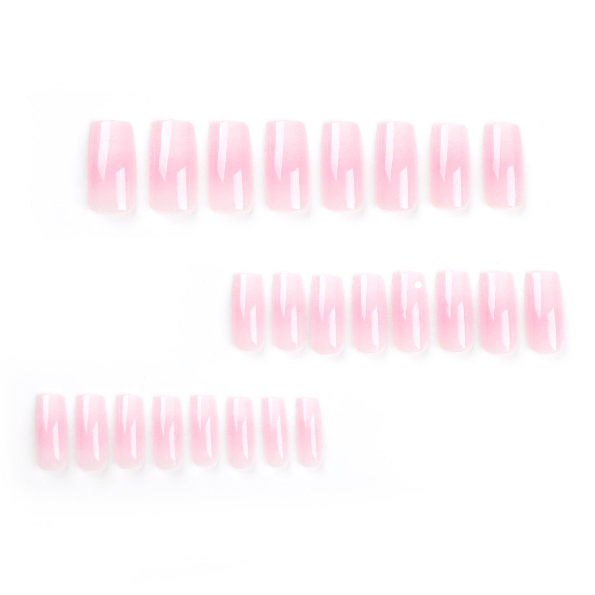 PINK WHISPER SQUARE SHAPE PRESS ON NAILS