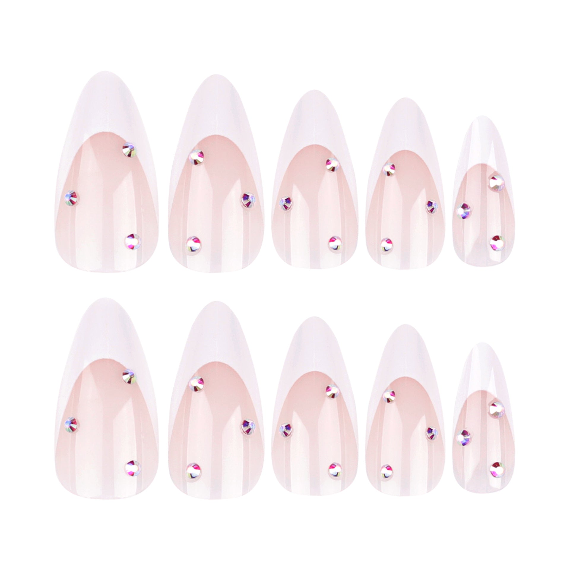 DAZZLETIPS ALMOND SHAPE PRESS ON NAILS